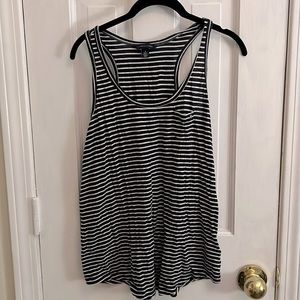 Tommy Hilfiger medium blue and white striped top